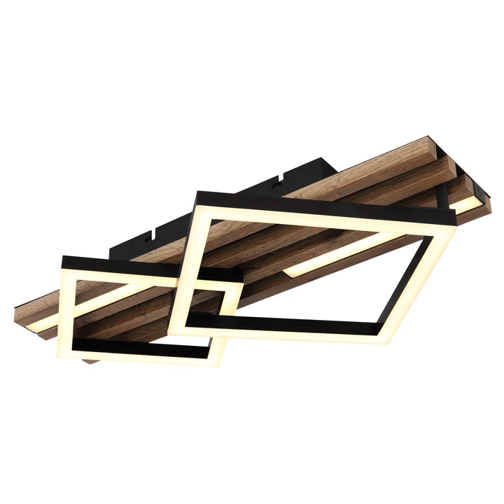 Stropní svítidlo OBRIEN 2 hnědá/černá/bílá 1