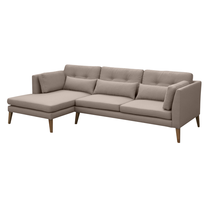 Sconto Sedací souprava OCEAN III levá, světle hnědá