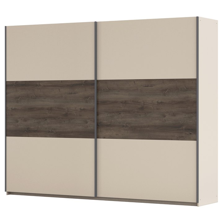 Sconto Šatní skříň OJSA III šampaň/dub atlantic tmavý