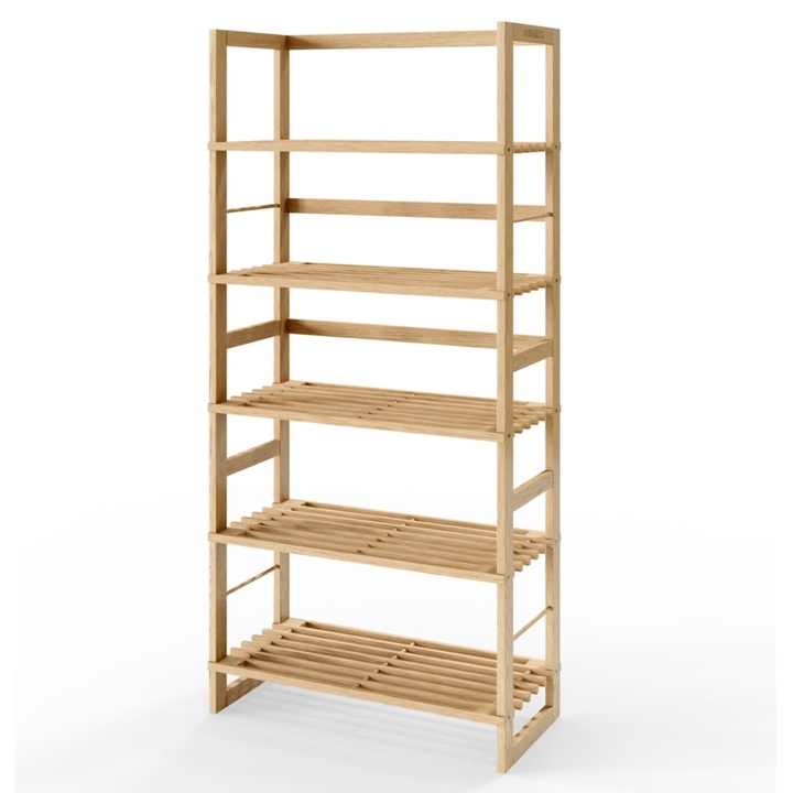 Regál OLAND přírodní 1