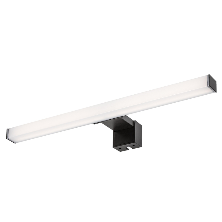 Sconto Koupelnové nástěnné LED svítidlo OLIRO černá, šířka 40 cm