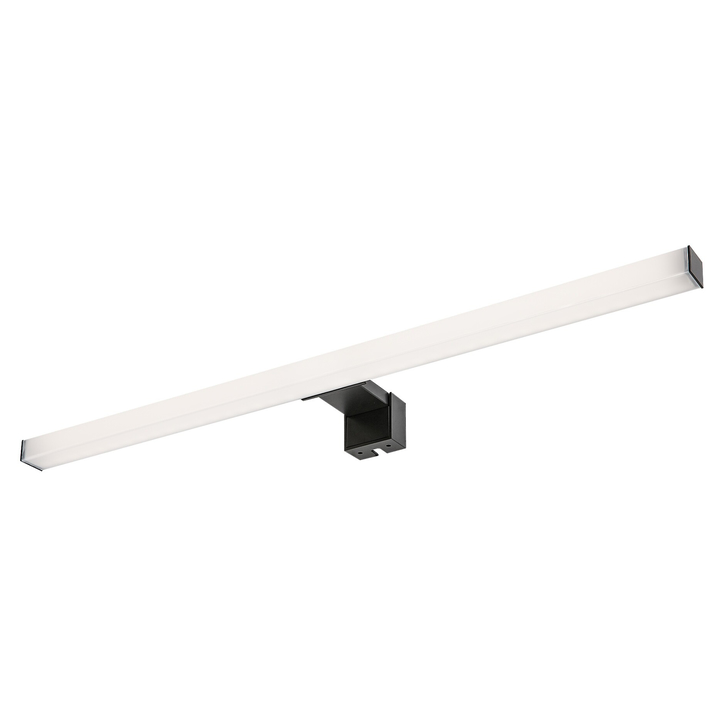 Koupelnové nástěnné LED svítidlo OLIRO černá, šířka 60 cm 1