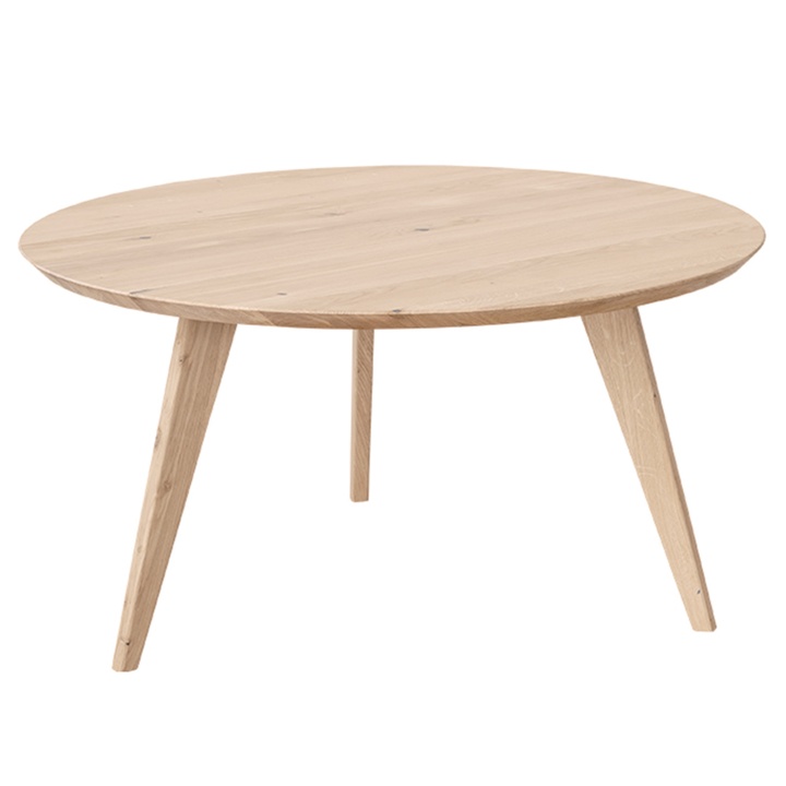 Konferenční stolek ORB bělený dub, 90 cm 1