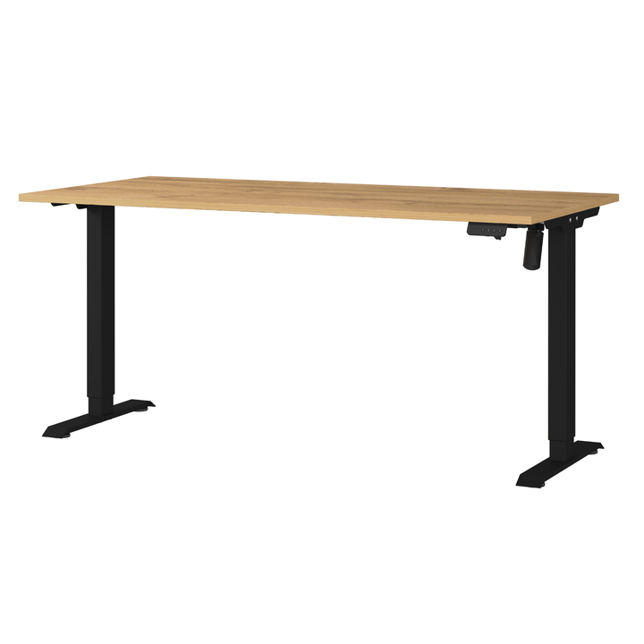 Sconto Psací stůl ORFI dub grandson/černá