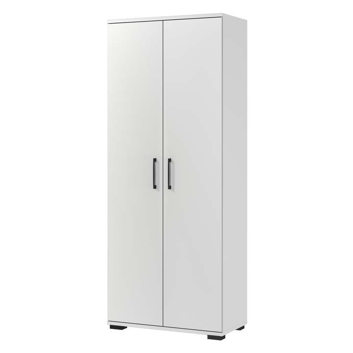 Sconto Skříň do pracovny ORFI světle šedá, výška 200 cm