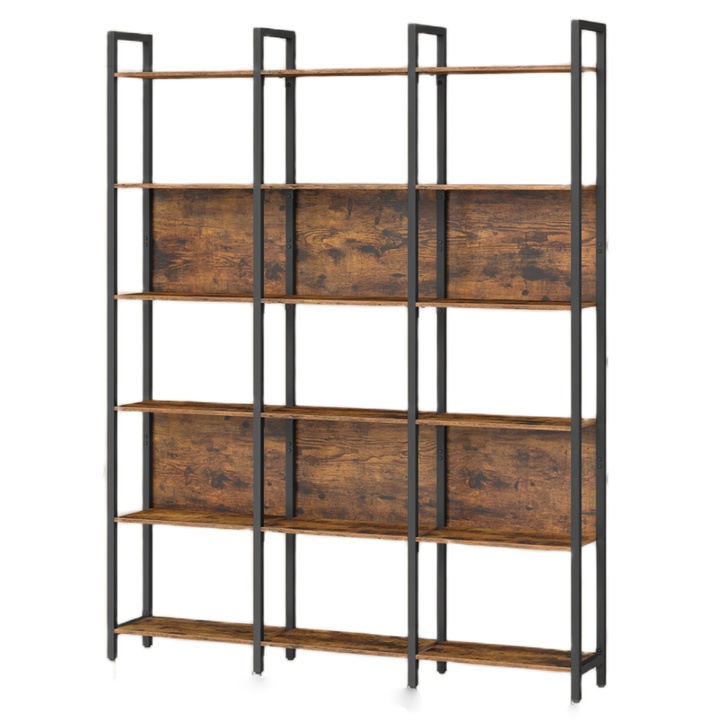 Regál ORIVE 3 hnědá/antracitová 1