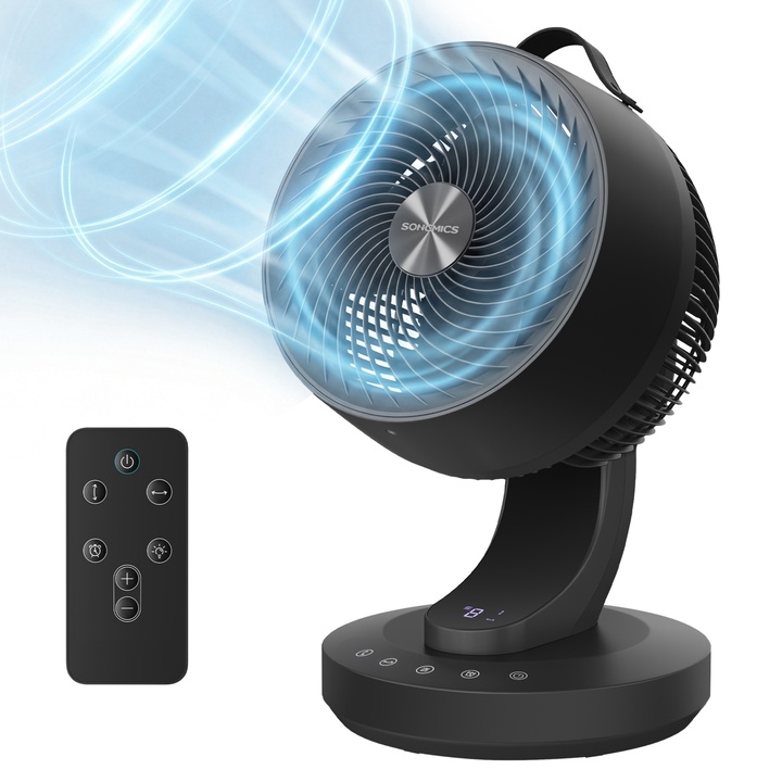 Stolní ventilátor OSCILLA černá 1