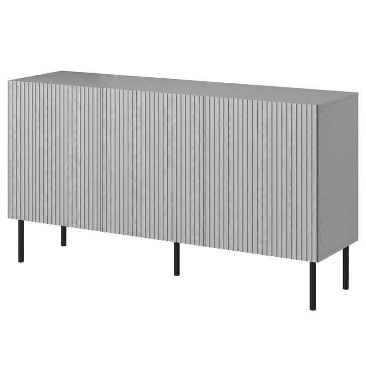 Sconto Komoda OSINSAU 1 světle šedá/černá