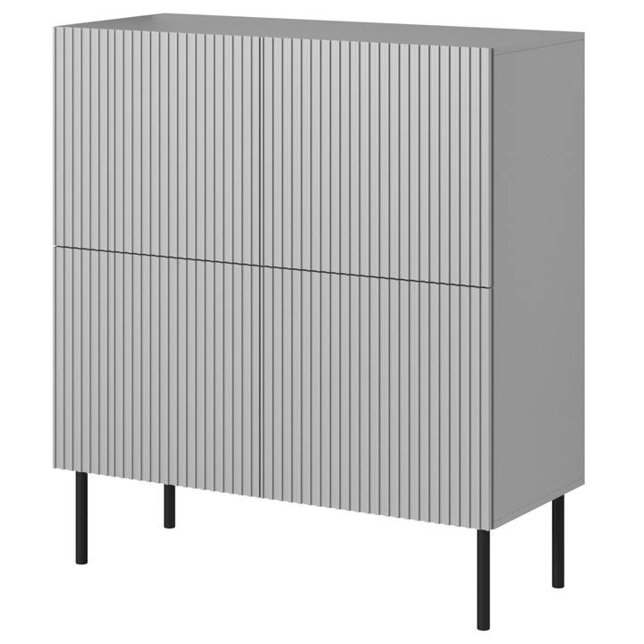 Sconto Komoda OSINSAU světle šedá/černá