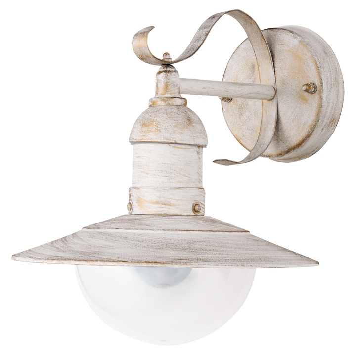 Sconto Venkovní nástěnné svítidlo OSLO II antická bílá