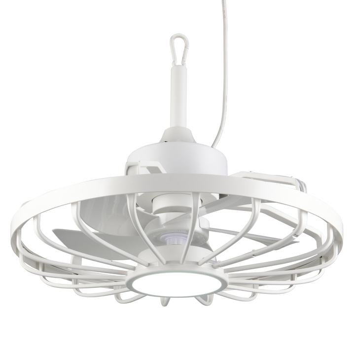 Závěsné LED svítidlo s ventilátorem OSLO bílá 1