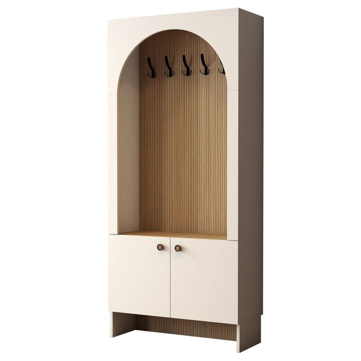 Předsíňová sestava  PALERMO 1 krémová/dub 1