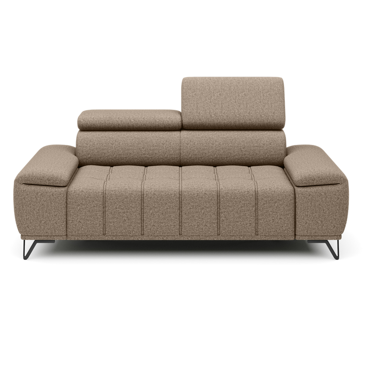 Sconto Pohovka PALLADIO 2 světle hnědá, bez funkce