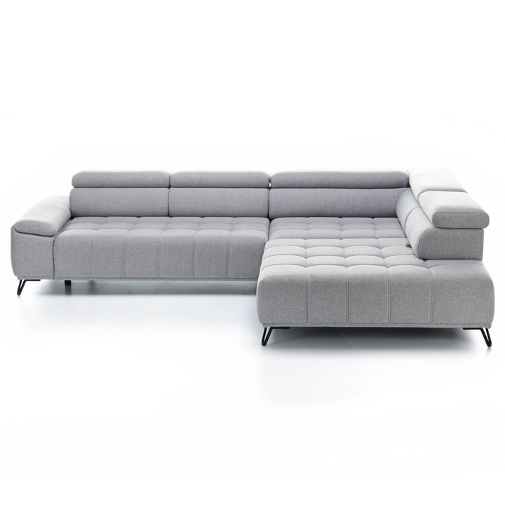 Sconto Sedací souprava PALLADIO L pravá, šedá