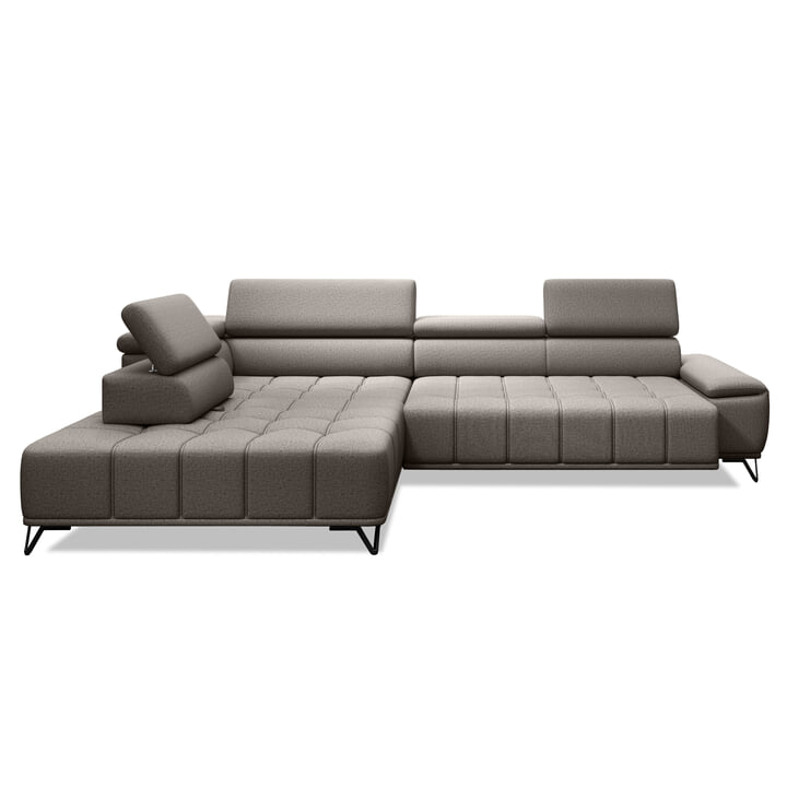 Sconto Sedací souprava PALLADIO L levá, světle hnědá