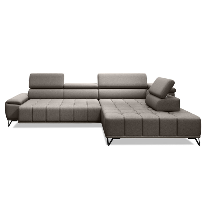 Sconto Sedací souprava PALLADIO L pravá, světle hnědá