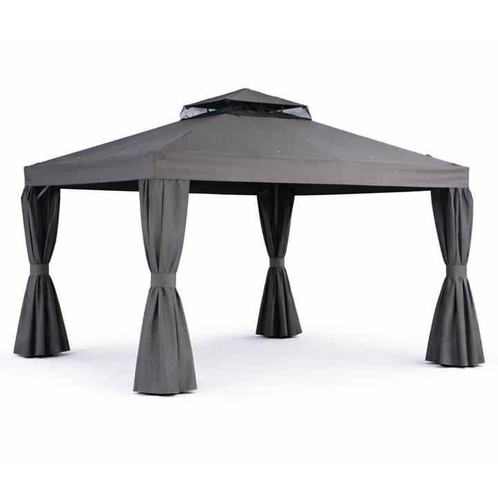 Zahradní altán PAMILA šedá 1