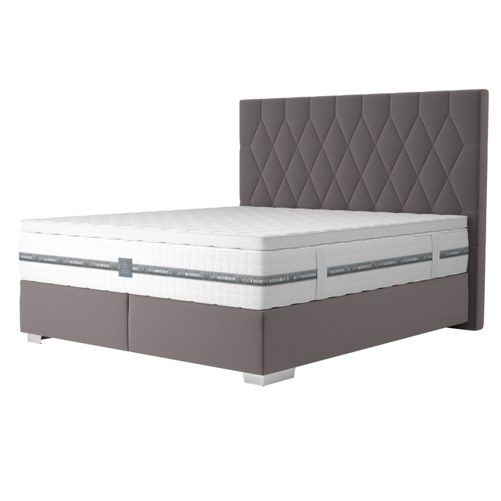 Postel boxspring PAOLA šedá 1