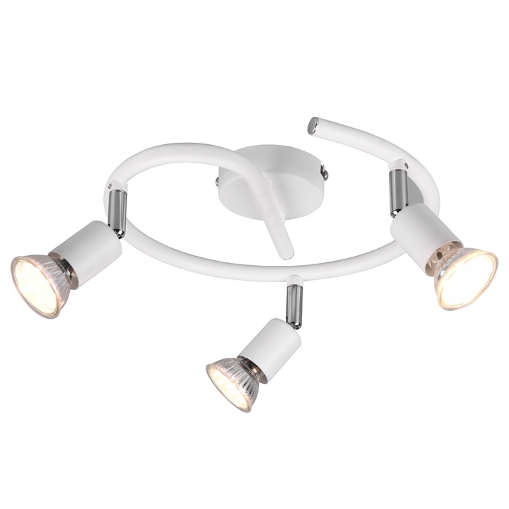 Sconto Bodové svítidlo PARIS 3 bílá