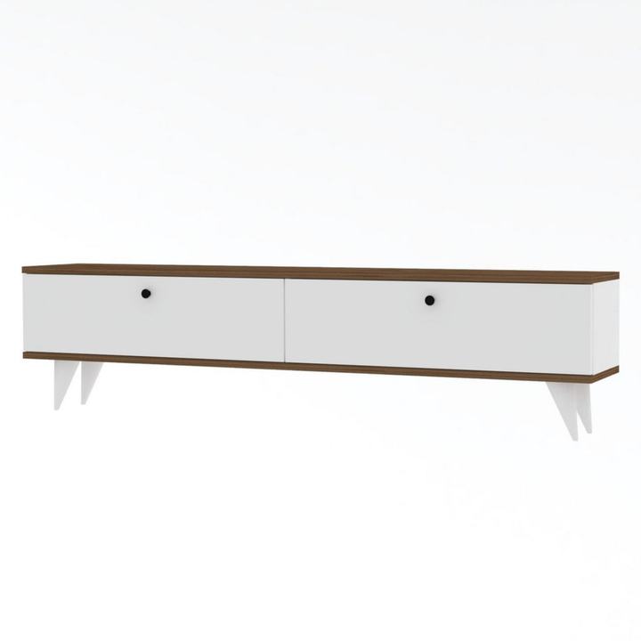 TV komoda PARIS bílá/ořech 1