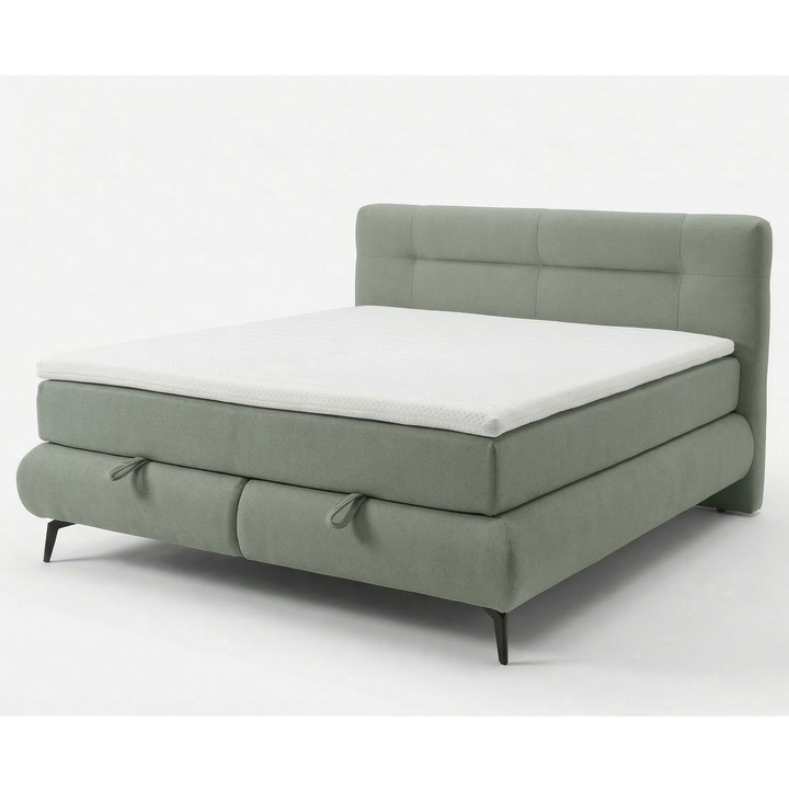 Sconto Postel s matrací PARROT šalvějová, 180x200 cm