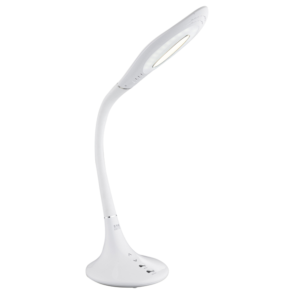 Sconto Stolní LED lampa PATTAYA bílá