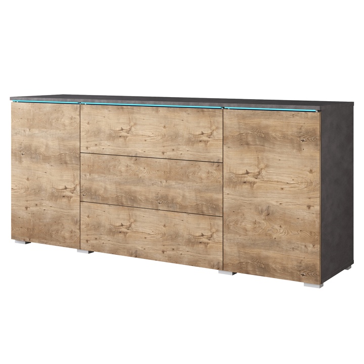 Sconto Komoda PAVIA 150 matera/kaštan