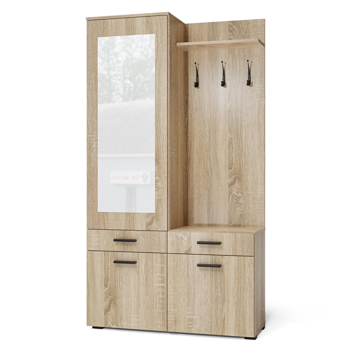 Sconto Předsíňová sestava PAVLA dub sonoma