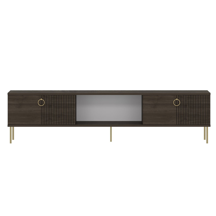 TV stolek PAYE ořech/zlatá 1