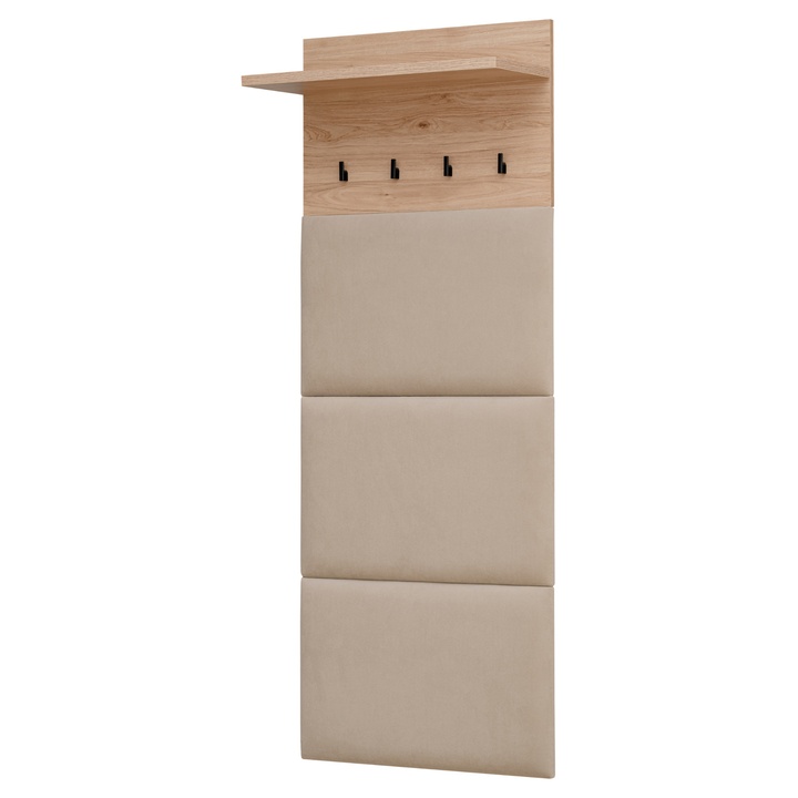 Sconto Předsíňový panel PEDRO dub/béžová