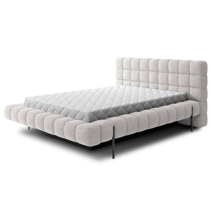 Sconto Postel s roštem PENNA bílá, 160x200 cm