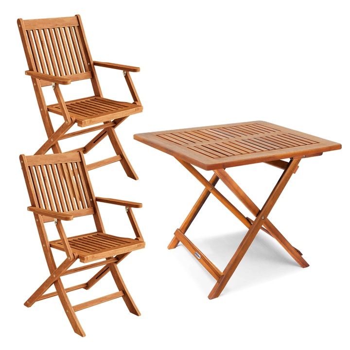 Zahradní set PIECE hnědá 1