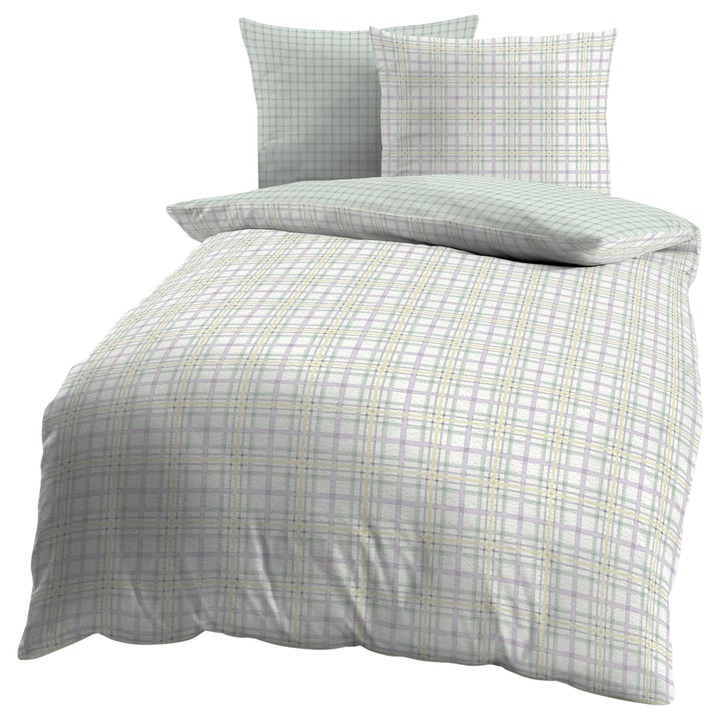 Sconto Povlečení PLAID MINT 70x90 a 140x200 cm