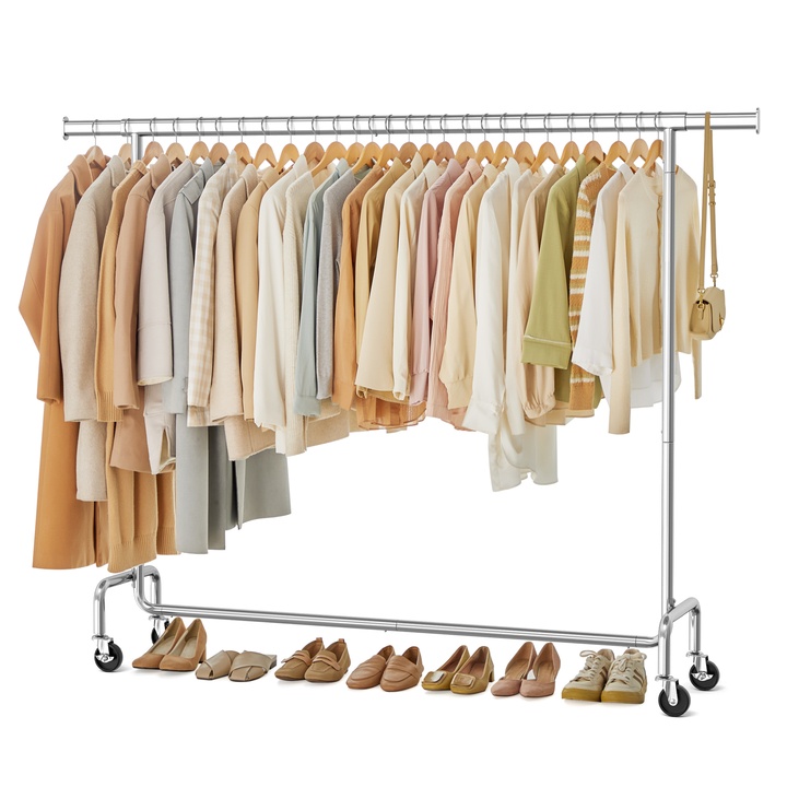 Stojan na šaty PLATE stříbrná 1