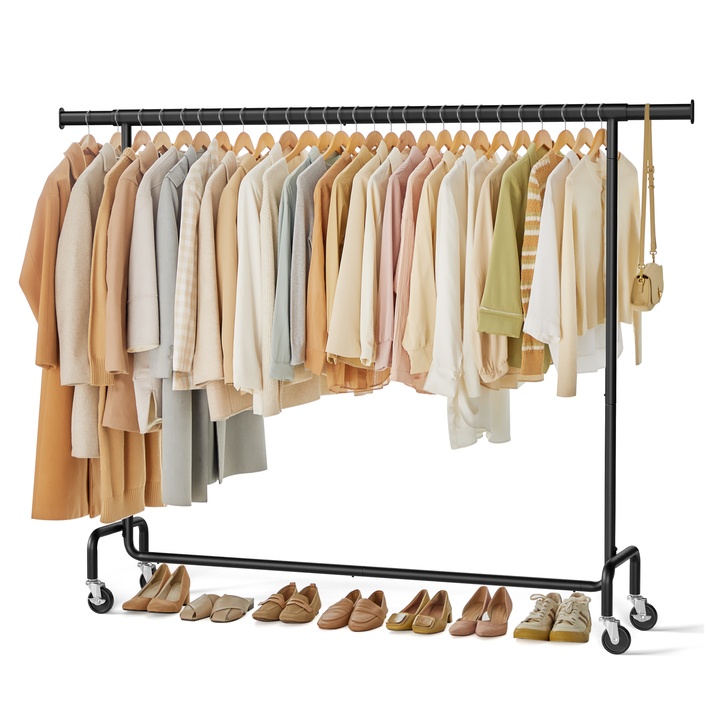 Stojan na šaty PLATE černá 1