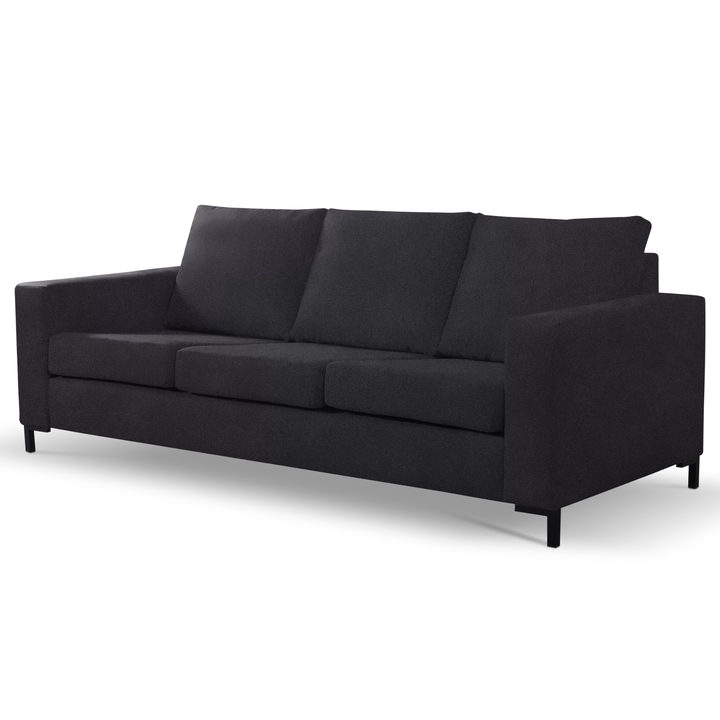 Sconto Pohovka POINT 3 šedá/wenge