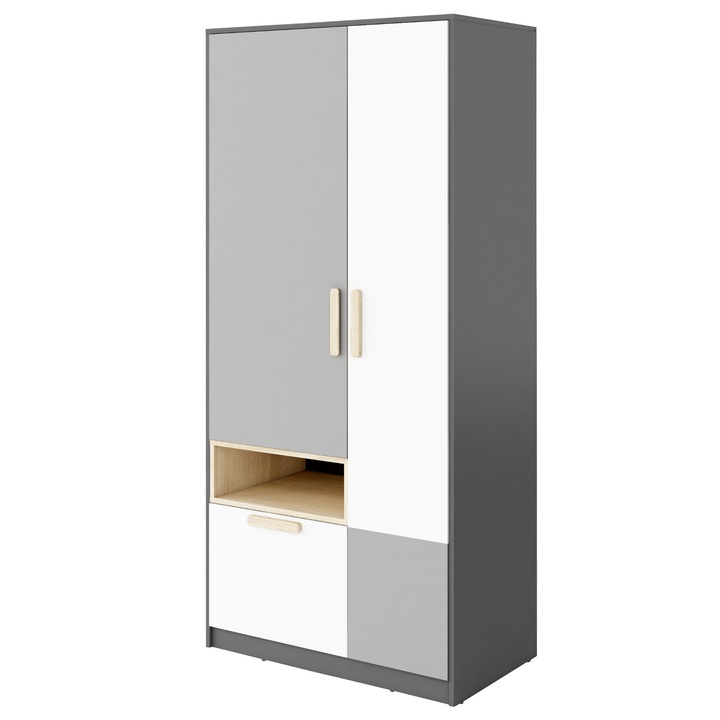 Sconto Šatní skříň POK 02 vícebarevná