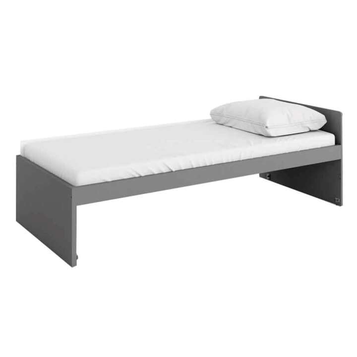 Sconto Postel s matrací POK 13 šedá/černá, 90x200 cm