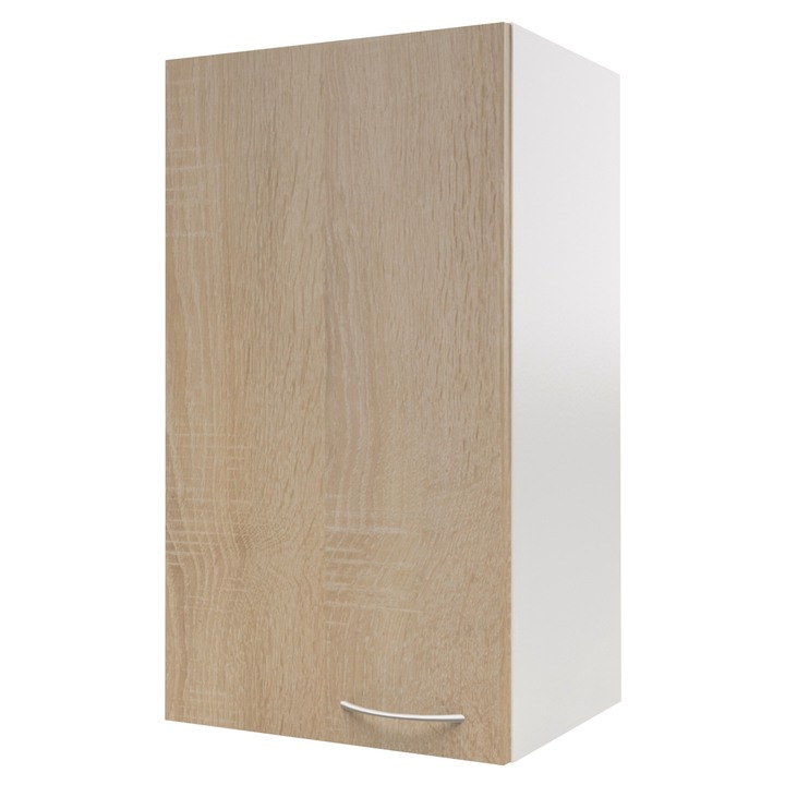 Sconto Závěsná horní skříňka POLAR II dub sonoma/bílá, šířka 40 cm