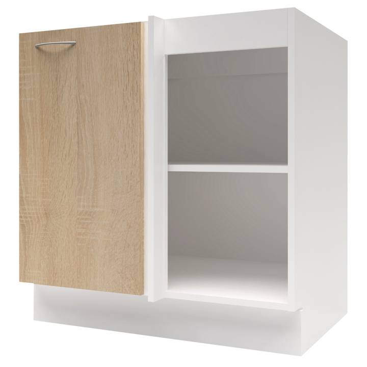 Sconto Spodní skříňka POLAR II dub sonoma/bílá, šířka 80 cm