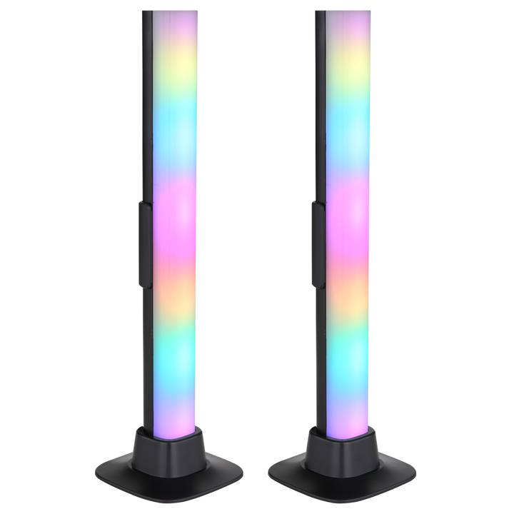 Set 2ks LED RGB lamp POLLIVER černá 1