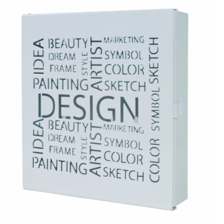 Sconto Skříňka na klíče POLOS bílá