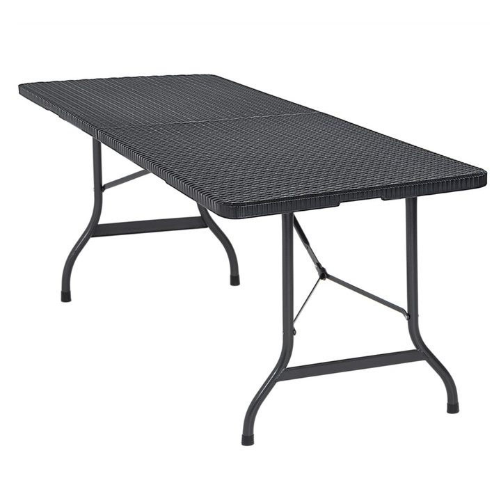 Sconto Zahradní stůl POLY černá