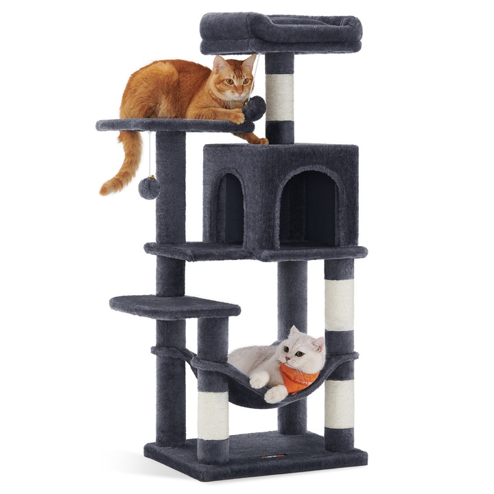 Sconto Kočičí škrabadlo POM tmavě šedá