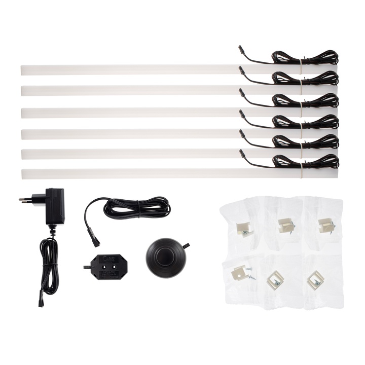 LED osvětlení PONTYPOOL II teplá bílá, 6 ks 1