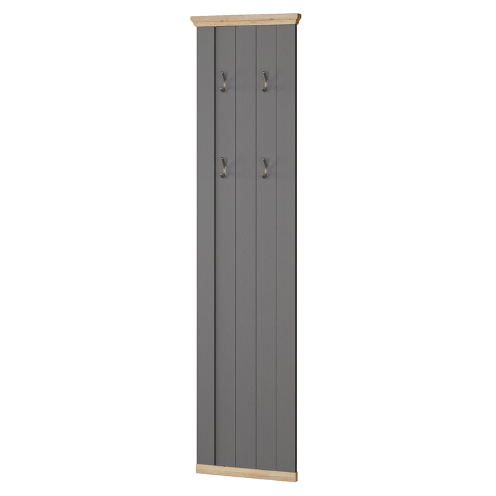 Předsíňový panel PONTYPOOL M šedá/dub mauvella 1