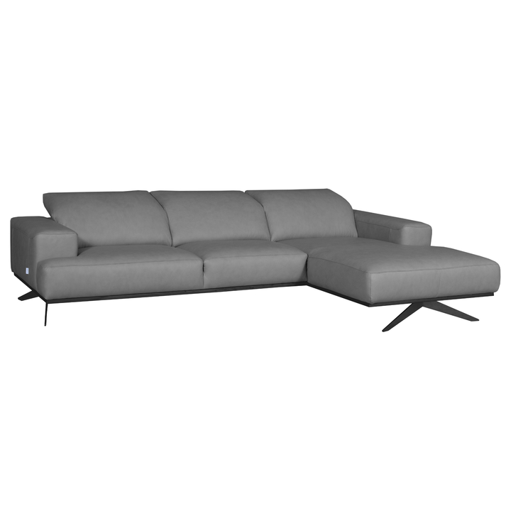 Sconto Sedací souprava PORTLAND pravá, šedá