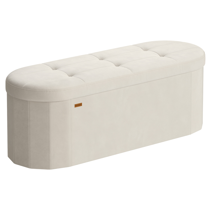 Taburet POUFFE krémová 1