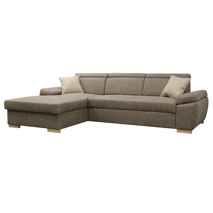 Sedací souprava PRESTIGE levá, mocca 1