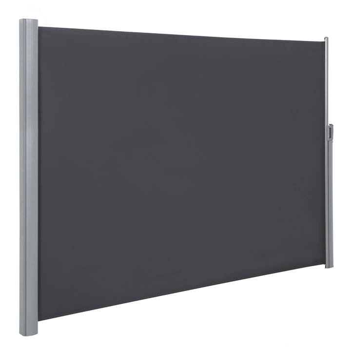 Boční markýza PRIVACY šedá, 180x400 cm 1